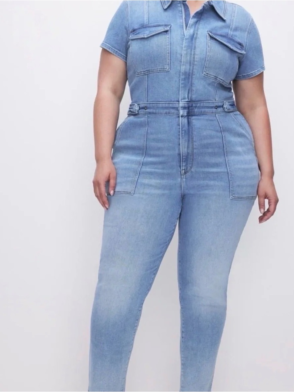 NWT Good American Denim Jumpsuit Plus